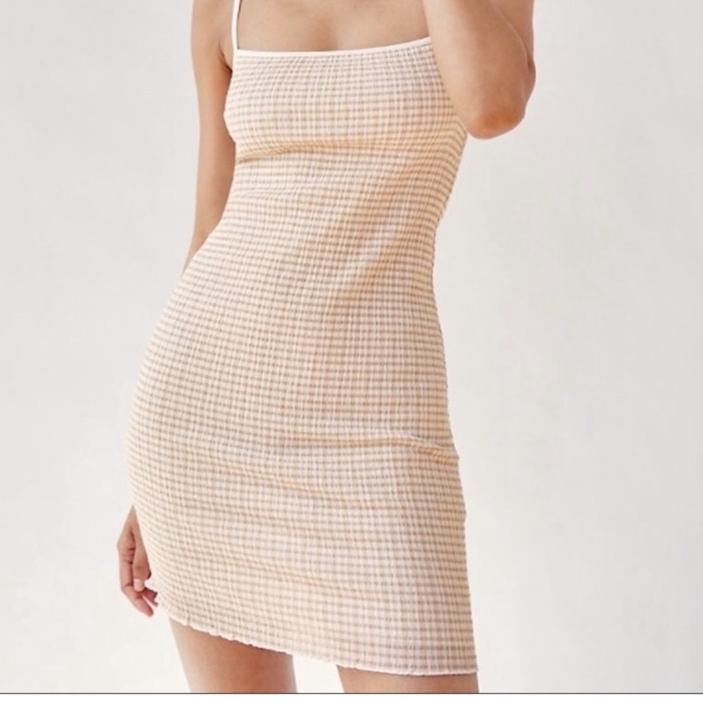 Aritzia Wilfred Jazz Mini Gingham Dress